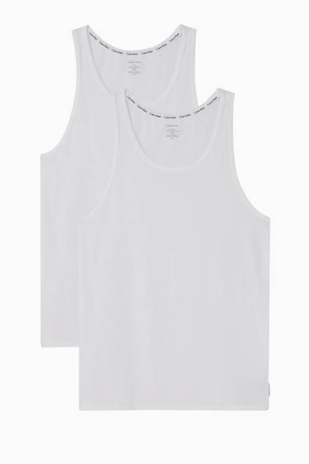 hover state of Lounge Cotton Tank Tops, Set of 2