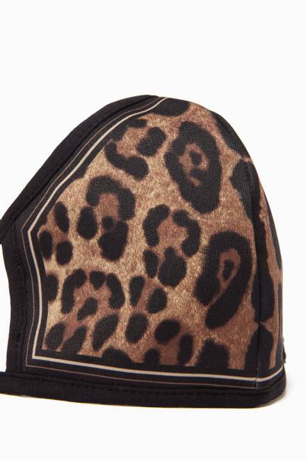 hover state of Leopard Face Mask in Neoprene