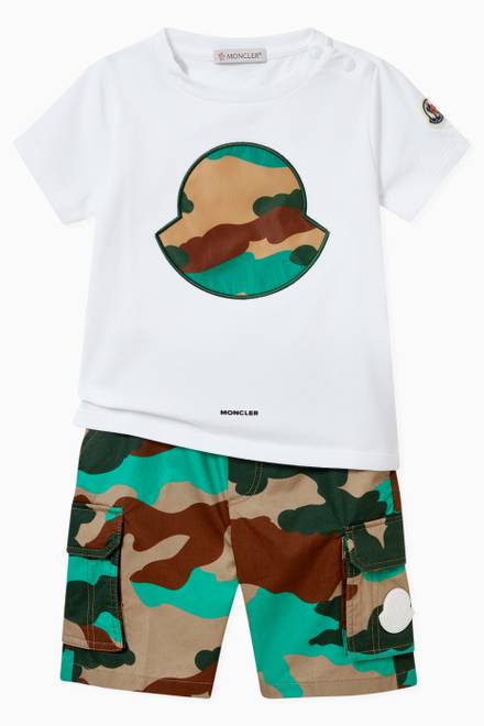 hover state of Camo Graphic Jersey T-shirt in Cotton     