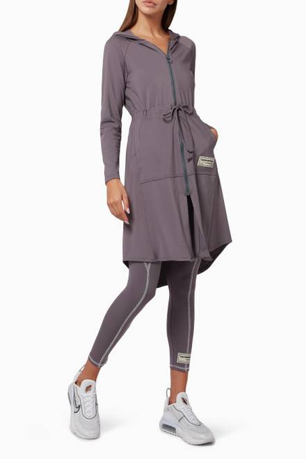 hover state of Softskin Recycled Longline Modest Jacket     