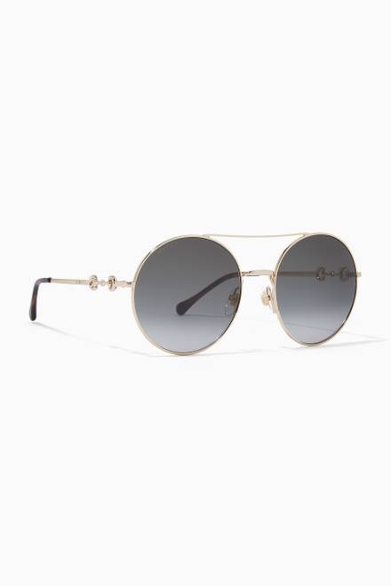 hover state of Round Sunglasses in Metal   