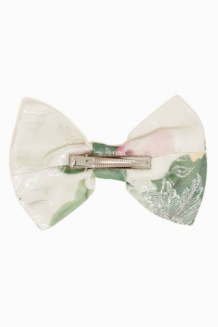 hover state of Origami Bow Cotton Hairclip    
