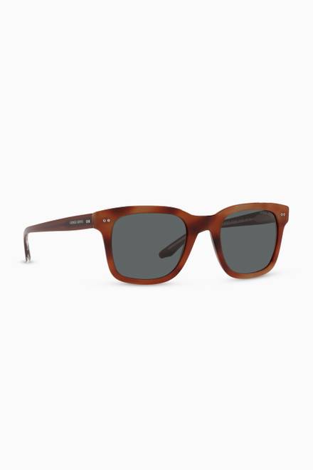 hover state of D Frame Sunglasses in Acetate