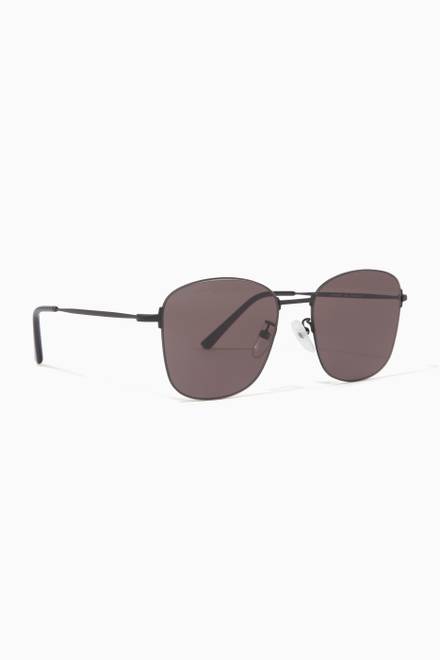 hover state of Invisible Square Sunglasses in Metal