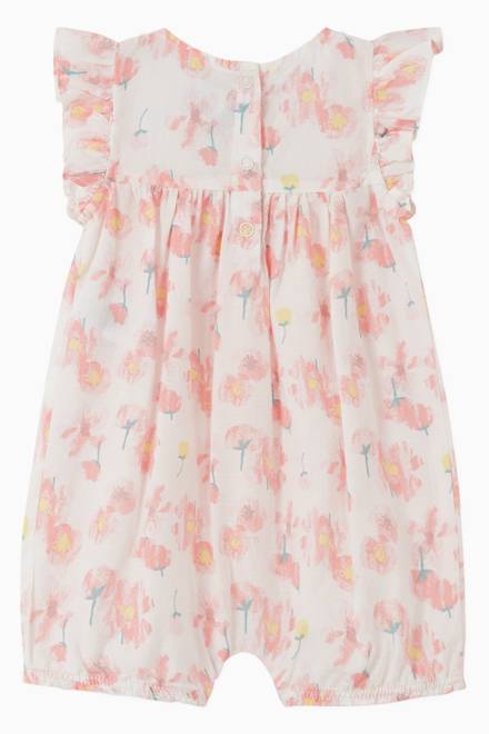 hover state of Floral Print Playsuit in Poplin