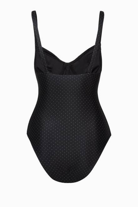 hover state of Francille One-Piece Swimsuit in Stretch Recycled Nylon   
