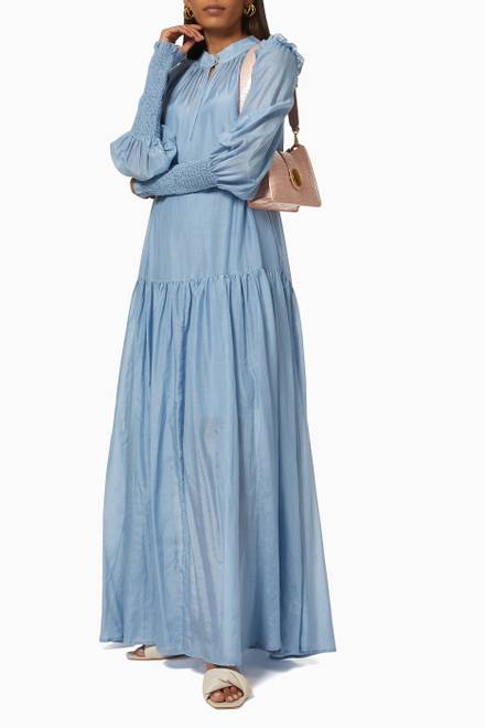 hover state of Cecile Maxi Dress in Cotton Voile