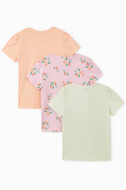hover state of Graphic Print T-shirts in Cotton, Set of 3   