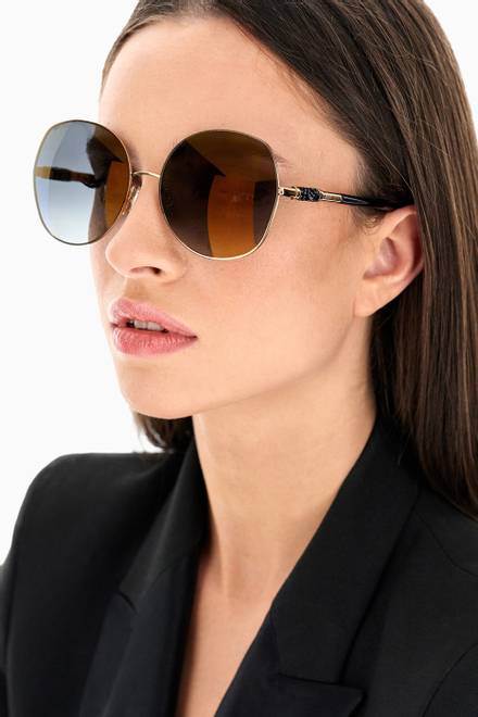 hover state of Mely Sunglasses with Swarovski Crystals