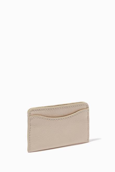 hover state of Hana Card Holder in Goatskin Leather