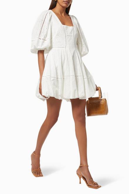 hover state of Brynn Broiderie Anglaise Mini Dress 