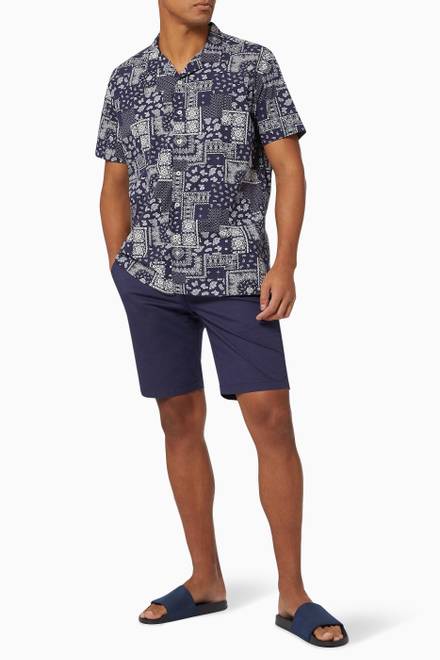 hover state of Rom Hawaii Shirt in Cotton Poplin    