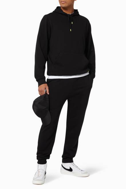 hover state of New York Slim Fit Hoodie in Lightweight Cotton      