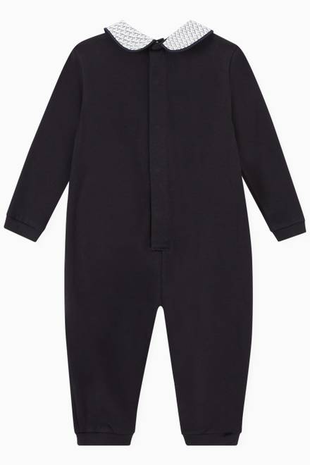 hover state of Pleated Jumpsuit in Cotton     