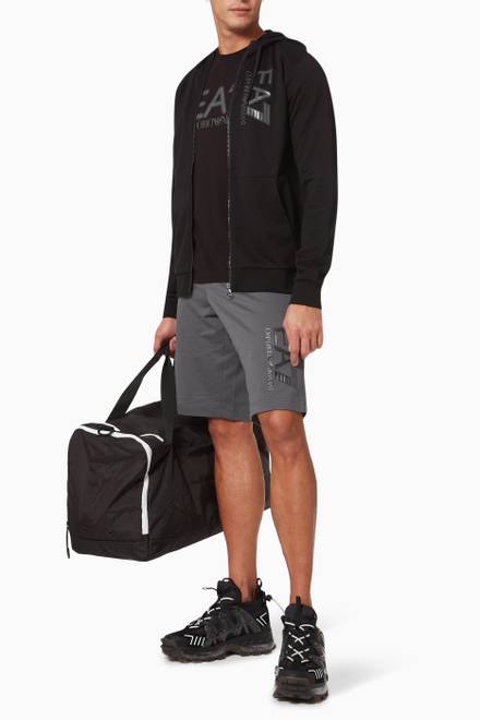 hover state of EA7 Train Visibility Bermuda Shorts in Jersey    