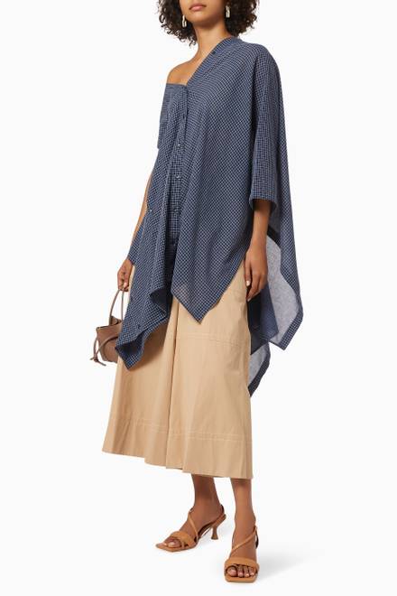 hover state of Love Exposed Asymmetric Shirt in Cotton