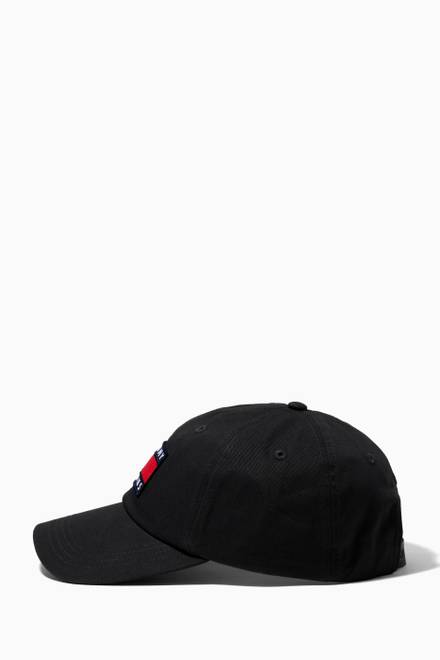 hover state of Tommy Badge Baseball Cap in Organic Cotton