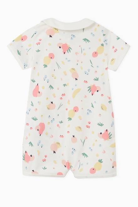 hover state of Fruit Pattern Playsuit in Cotton    