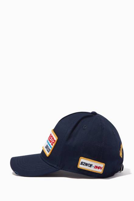 hover state of Logo Bros Baseball Cap in Cotton    