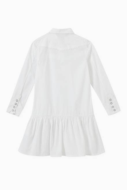 hover state of Shirt Dress in Cotton Poplin  