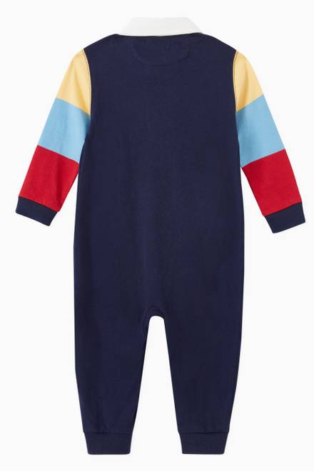 hover state of Rugby Coverall in Cotton Jersey   