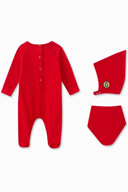 hover state of Gucci Comics Baby Gift Set in Cotton Jersey