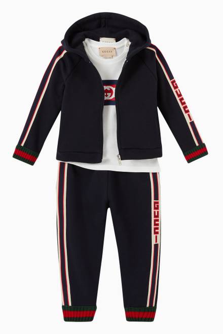 hover state of Gucci Stripe Baby Pants in Cotton    