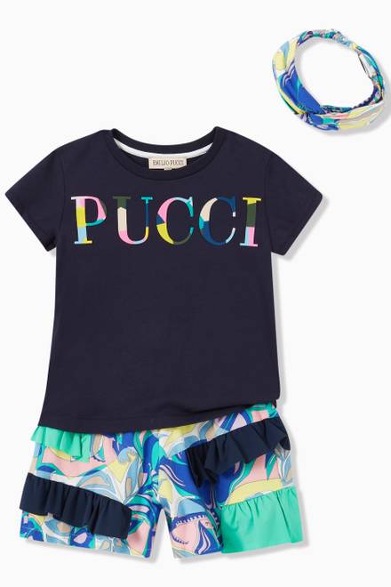 hover state of Pucci Logo T-shirt in Jersey 