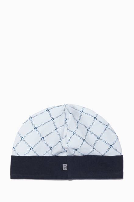 hover state of Embroidered Logo Hat in Pima Cotton Jersey    