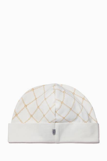 hover state of Embroidered Logo Hat in Pima Cotton Jersey  