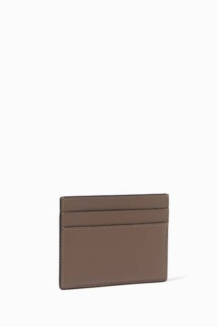 hover state of Neo Classic Card Holder in Grained Calfskin    