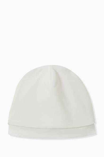 hover state of Eyecrystal Beanie with Rhinestone in Cotton