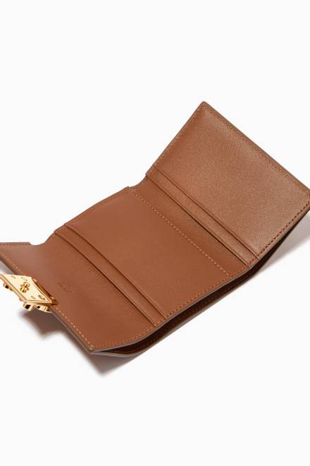 hover state of Mini Trifold Wallet in Spanish Leather 