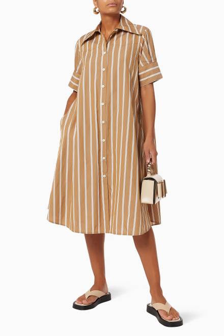 hover state of Calvin Western Shirtdress in Cotton    