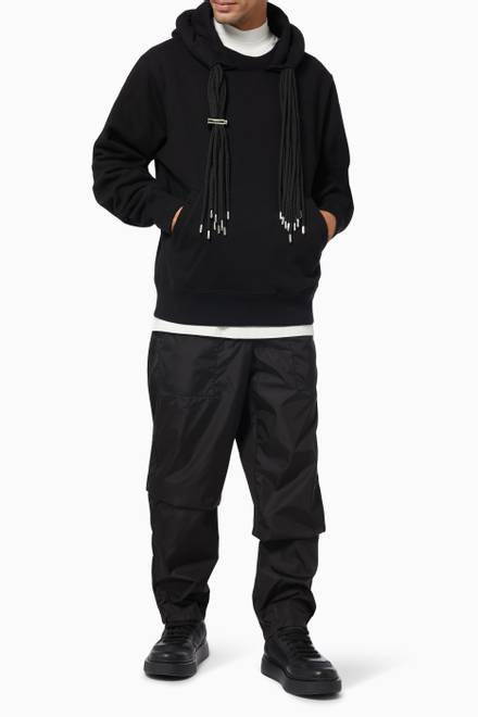 hover state of Multi-cord Hoodie in Cotton Jersey         