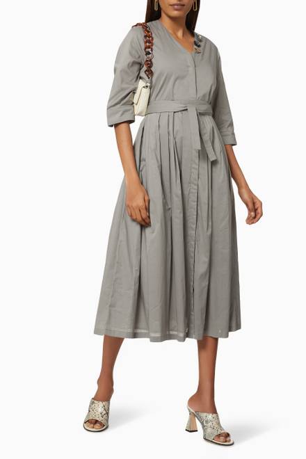 hover state of Ululato Dress in Cotton Voile