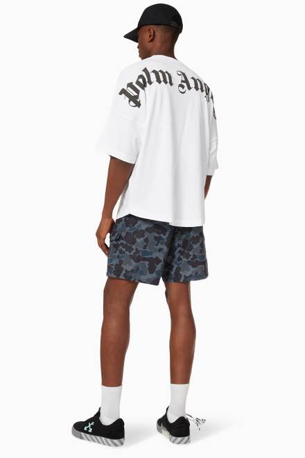 hover state of Classic Logo Oversized T-shirt in Cotton Jersey   
