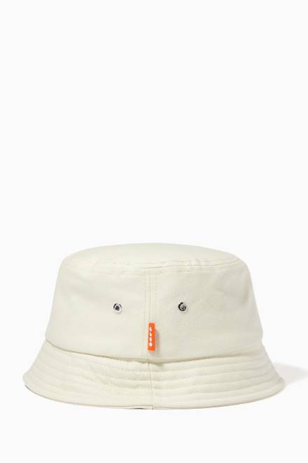 hover state of x Garrett Leight Ernesto Bucket Hat in Cotton Canvas  