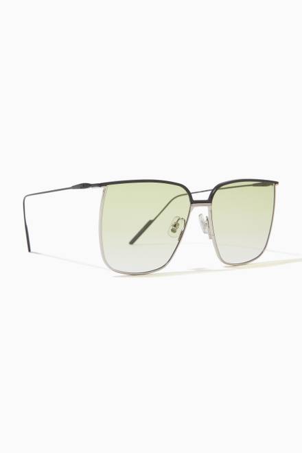 hover state of High to Low Sunglasses in Metal   