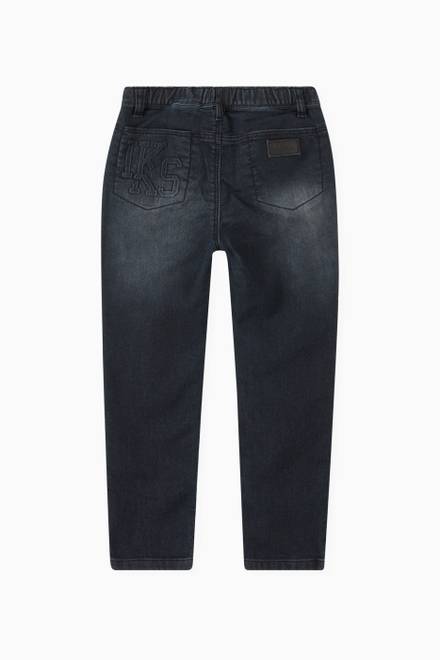 hover state of Worn-out Easy Fit Jeans in Cotton 