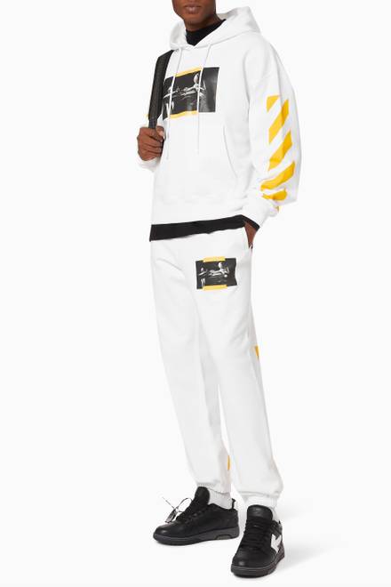 hover state of Caravaggio Painting Cuffed Sweatpants in Cotton Terry      