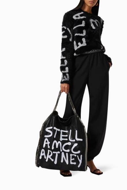 hover state of x Ed Curtis Maxi Falabella Tote in Eco Leather  