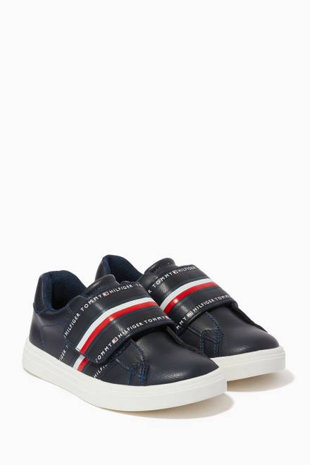 hover state of Velcro Sneakers in Faux Leather     