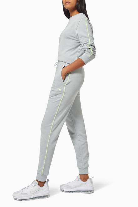 hover state of Claire Neon Piping Sweatpants in Cotton