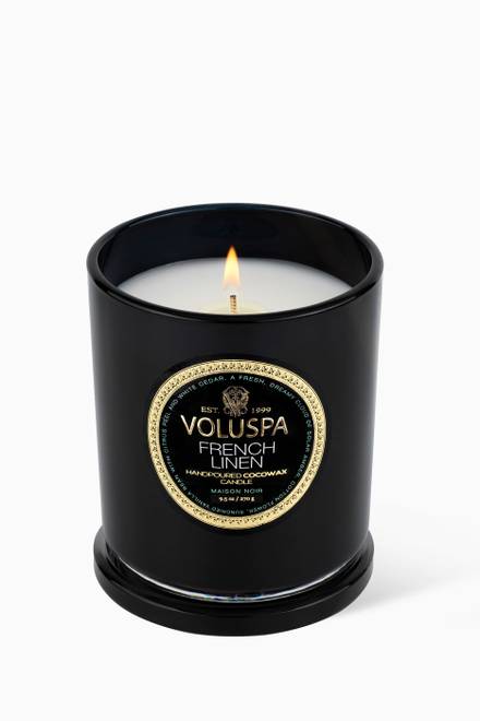 hover state of French Linen Classic Candle, 270g  