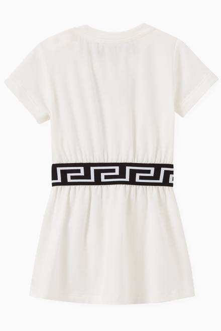hover state of Logo Dress in Stretch Cotton Jersey       
