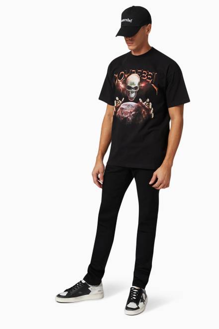 hover state of Doom Box T-shirt in Cotton 