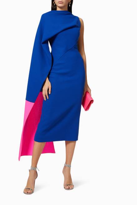 hover state of Edith Dress in Virgin Wool