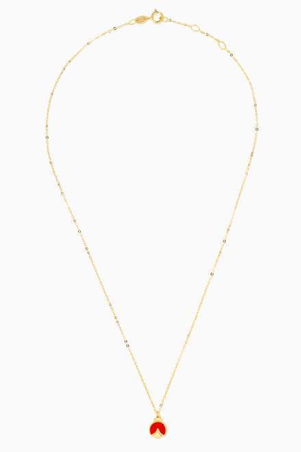 hover state of Ara Necklace in 18kt Yellow Gold  