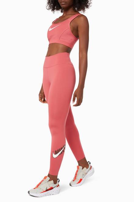 hover state of Dri-FIT Icon Clash Leggings in Stretch Polyester  